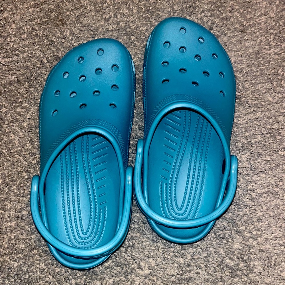 Light blue Crocs - Size 6 Womens - Never worn